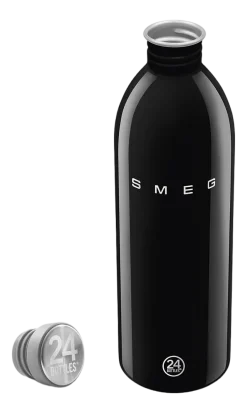 Smeg Waterfles WBF02BL x 24Bottles Zwart 1L New