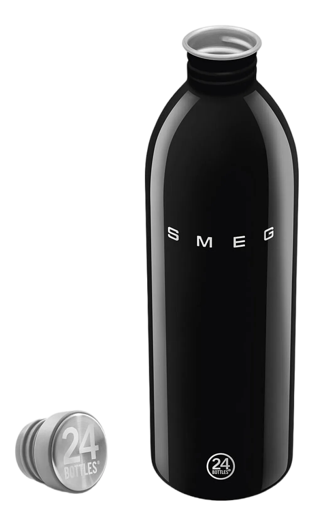 Smeg Waterfles WBF02BL x 24Bottles Zwart 1L New