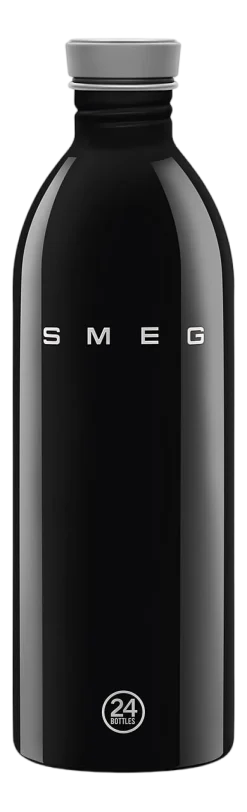 Smeg Waterfles WBF02BL x 24Bottles Zwart 1L New