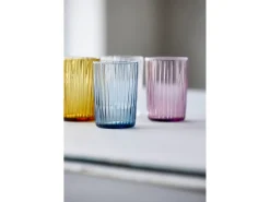 Bitz Waterglas Kustintha Blue 280 ml (Set van 4) Hot