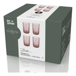 Bitz Waterglas Kustintha Pink 280 ml (Set van 4) Online