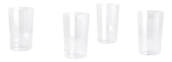 Waterglas HAY Angle Glass Large H13 Clear (Set van 4)