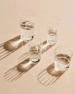 HAY Waterglas Angle Glass Wide H7,5 Clear (Set van 4) Sale