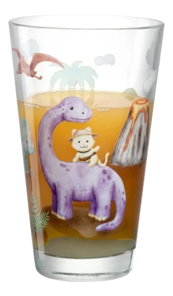 Waterglas Leonardo Bambini Avventura Dino 300 ml (Set van 6)