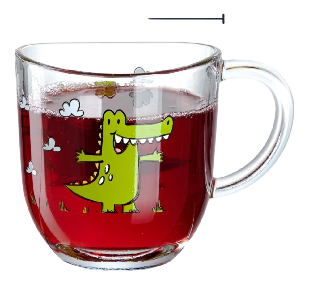 Leonardo Waterglas Bambini Krokodil 280 ml (Set van 6) New