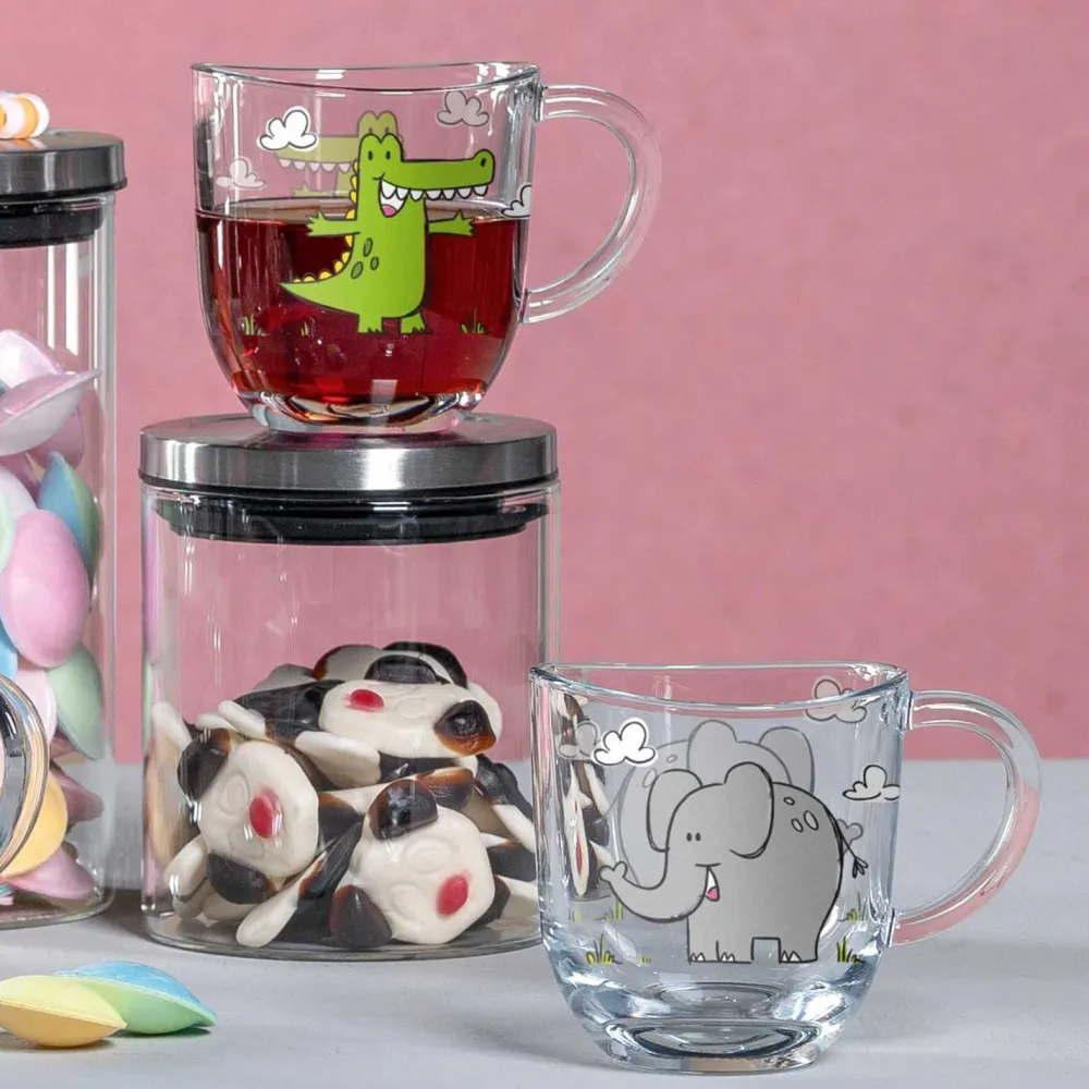 Leonardo Waterglas Bambini Olifant 280 ml (Set van 6) Outlet