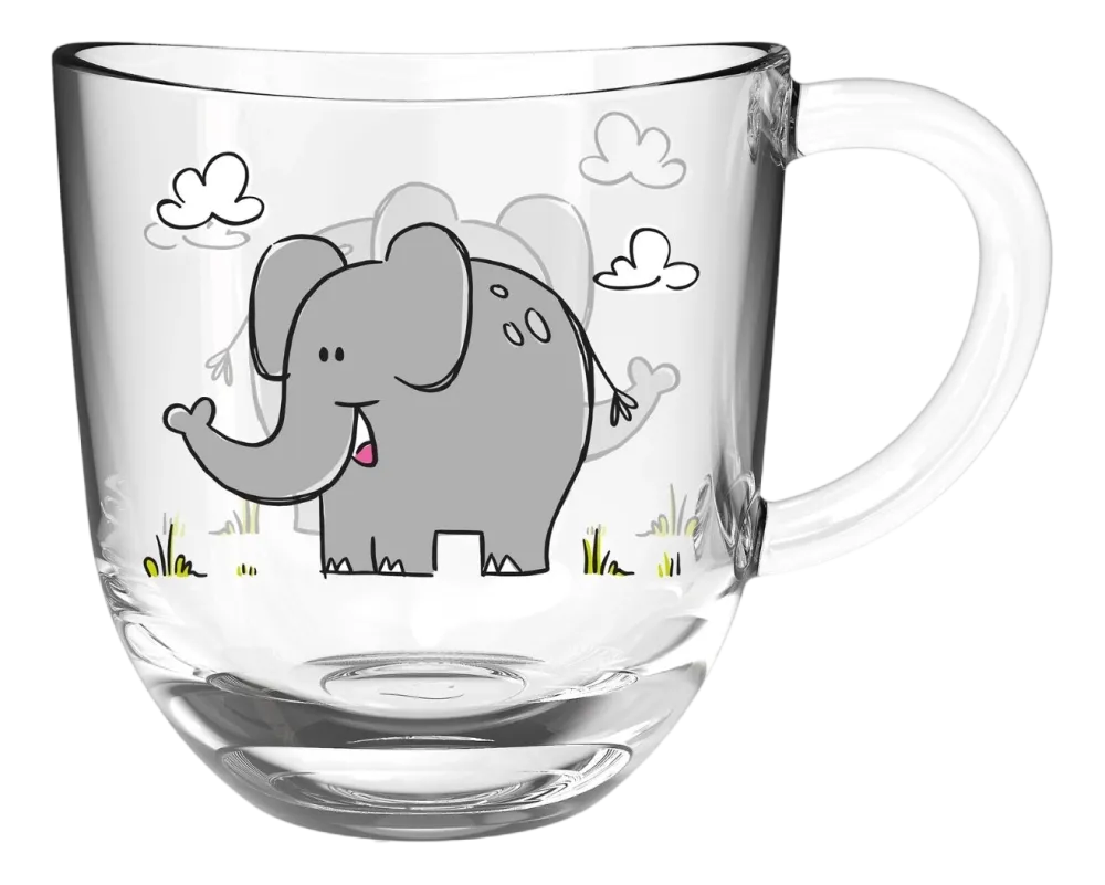 Leonardo Waterglas Bambini Olifant 280 ml (Set van 6) Outlet