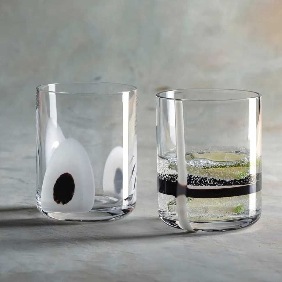 Waterglas Leonardo Banda Nera 300 ml (Set van 2)