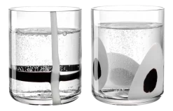 Waterglas Leonardo Banda Nera 300 ml (Set van 2)