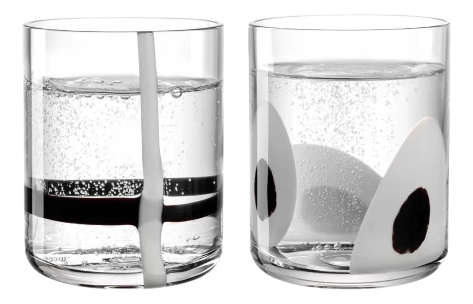 Waterglas Leonardo Banda Nera 300 ml (Set van 2)