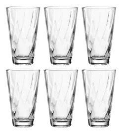 Leonardo Waterglas Twist 300 ml (Set van 6) Hot