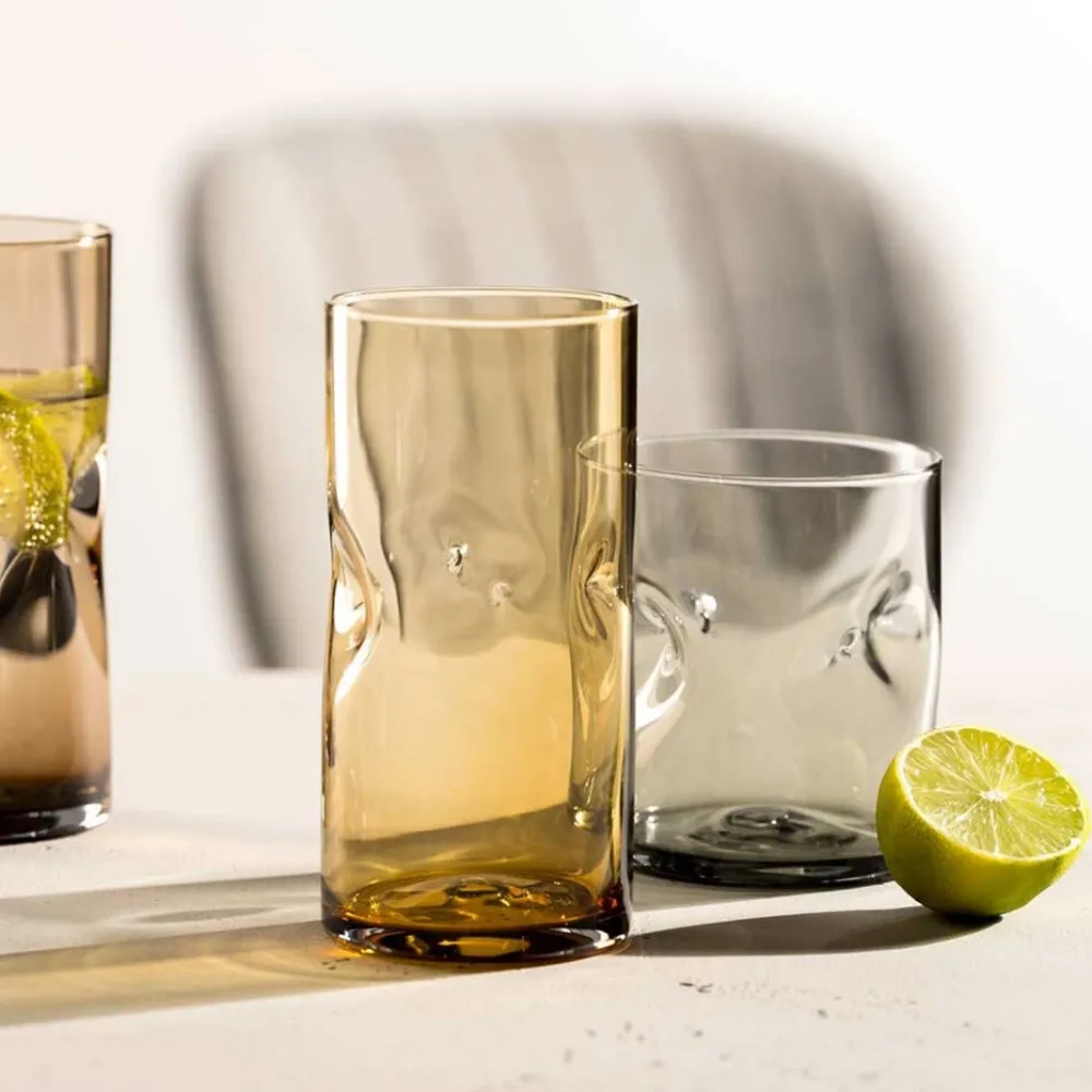 Leonardo Waterglas Vesuvio Grijs 300 ml (Set van 4) Hot