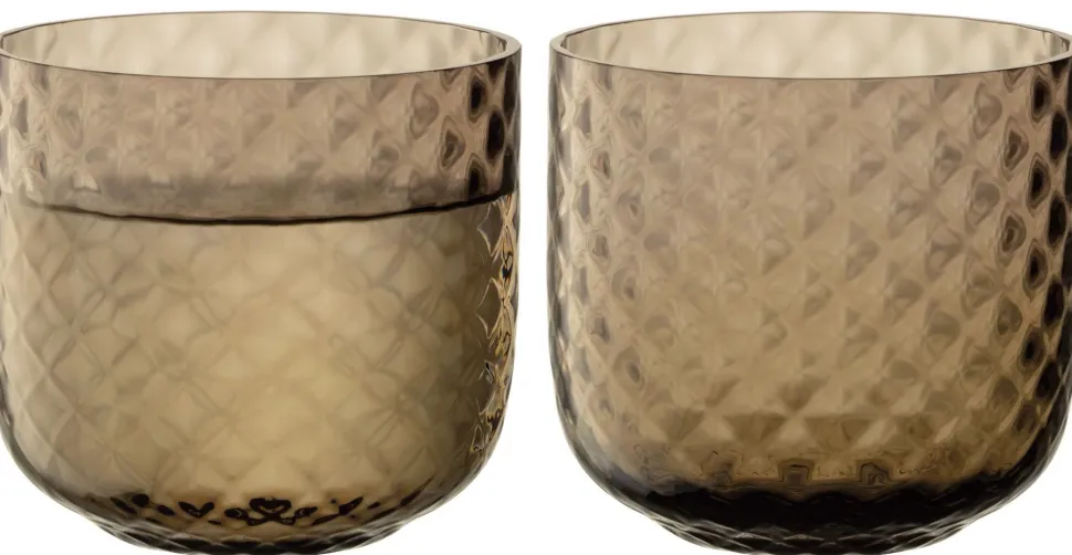 Waterglas L.S.A. Dapple Earth Brown 300 ml (set van 2)