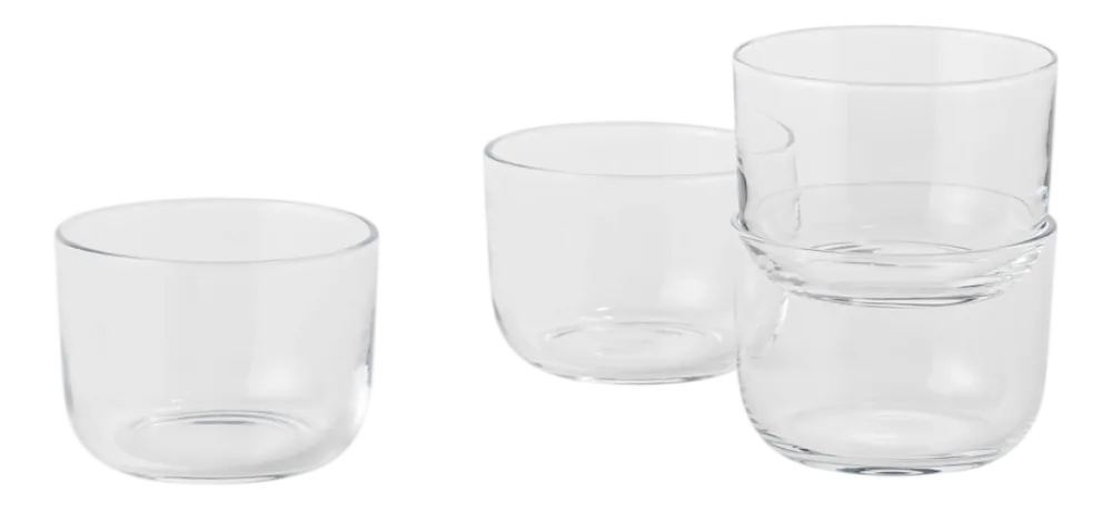 Muuto Waterglas Corky Low Clear 200 ml (Set van 4) Online