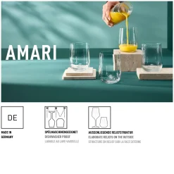 Ritzenhoff Waterglas Amari 380 ml (Set van 4) Clearance
