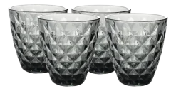 Salt & Pepper Waterglas Prisma Grijs 220 ml (Set van 4) Online