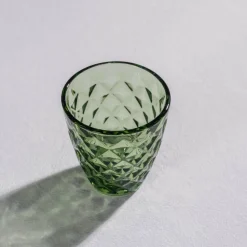 Waterglas Salt & Pepper Prisma Groen 220 ml (Set van 4)