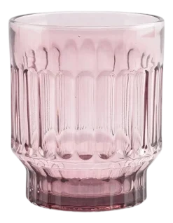 Waterglas Salt & Pepper Tone Roze 300 ml (Set van 4)