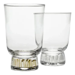 Serax Waterglas Feast Glassware By Ottolenghi Stripes Gold 330 ml Online