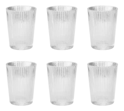 Stelton Waterglas Pilastro Clear 150 ml (Set van 6) Outlet