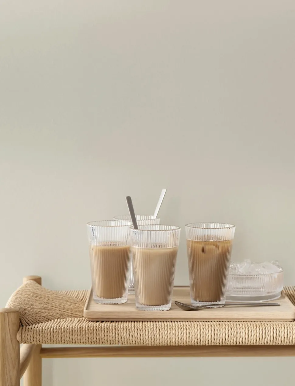 Waterglas Stelton Pilastro Clear 350 ml (Set van 4)