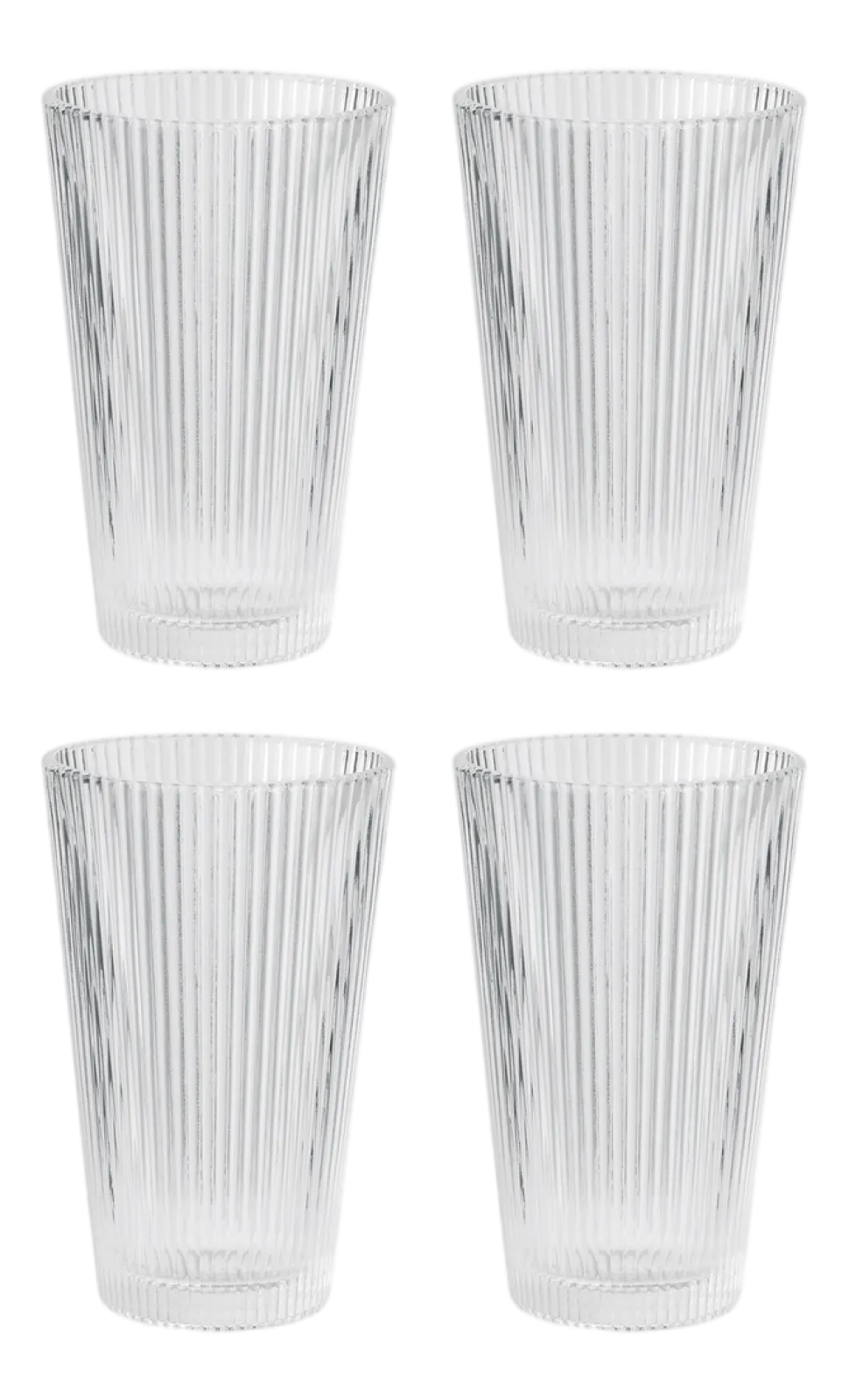 Waterglas Stelton Pilastro Clear 350 ml (Set van 4)