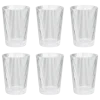 Waterglas Stelton Pilastro Clear 240 ml (Set van 6)