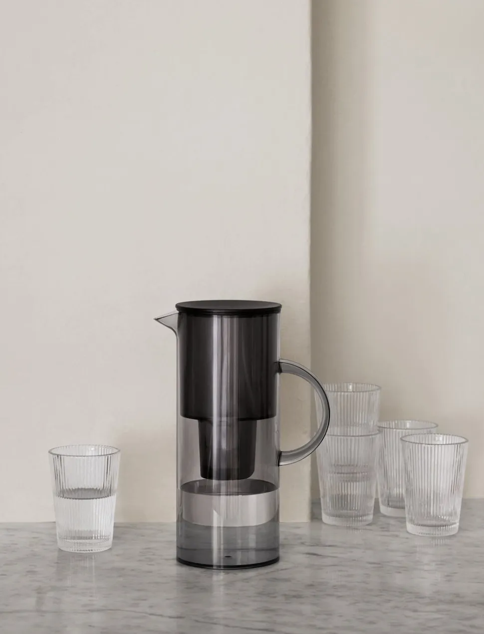 Waterglas Stelton Pilastro Clear 240 ml (Set van 6)