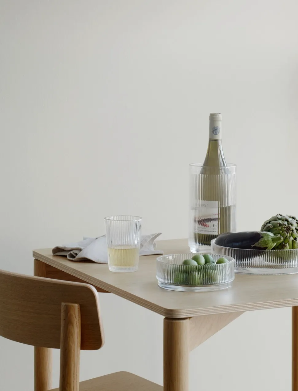 Waterglas Stelton Pilastro Clear 240 ml (Set van 6)
