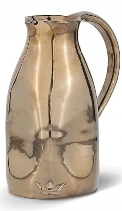 Waterkan Dutchdeluxes Dented Jug Medium Platinum 750ml