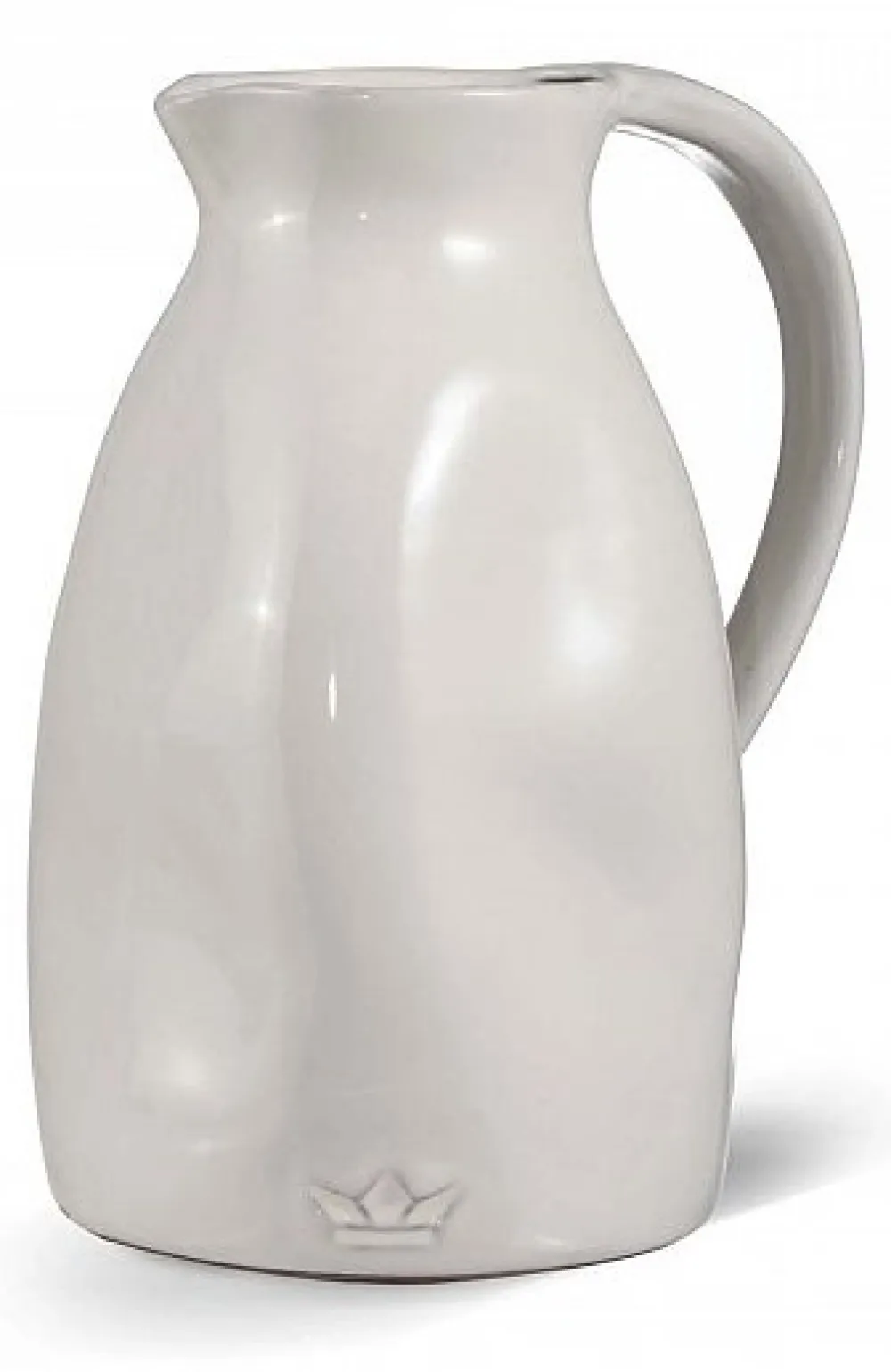 Dutchdeluxes Waterkan Dented Jug Medium White 750ml Best