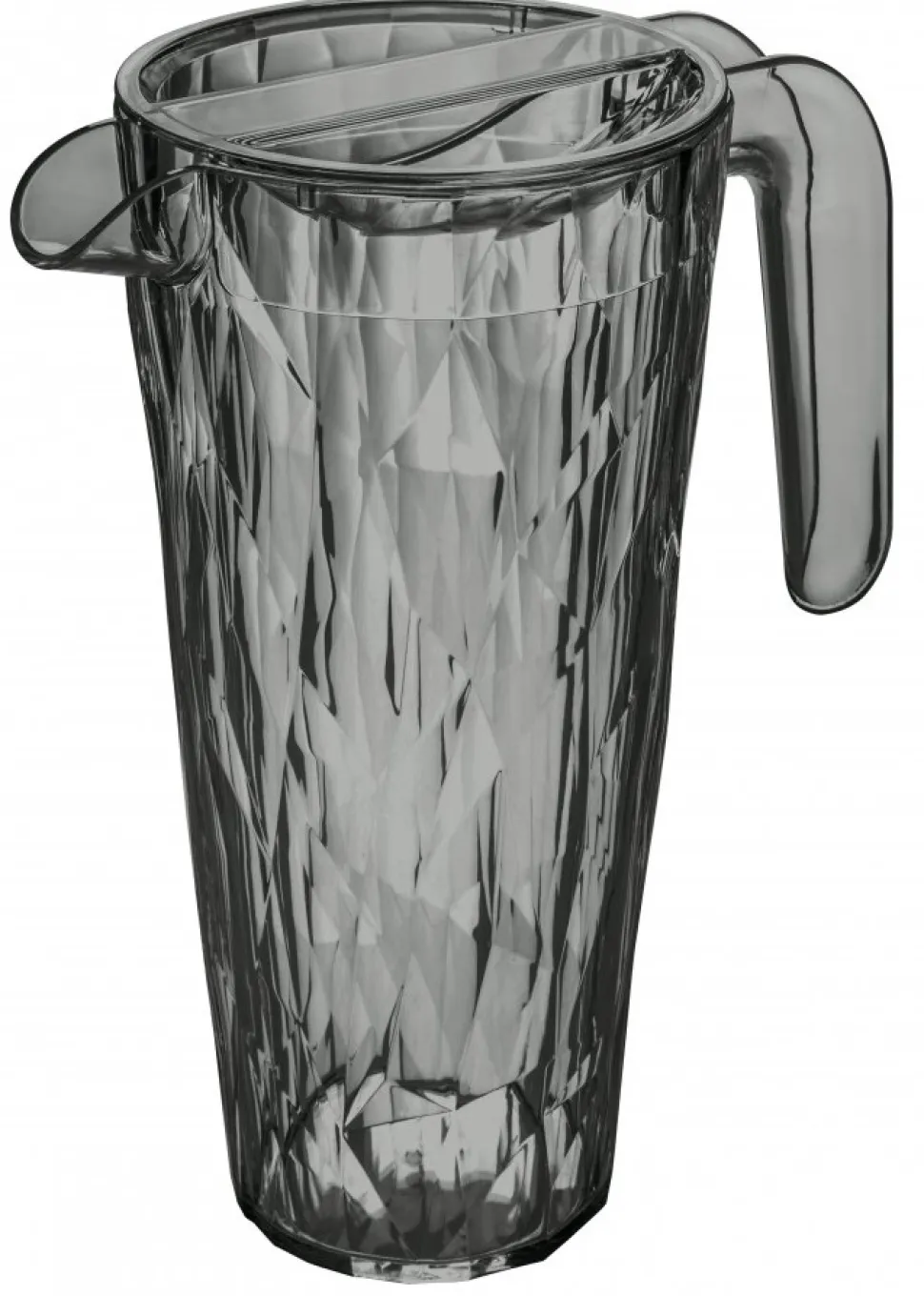 Waterkan Koziol Club Pitcher Transparent Grey
