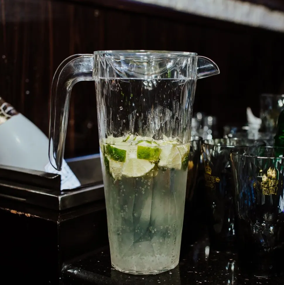 Waterkan Koziol Club Pitcher Transparent Grey