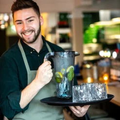 Waterkan Koziol Club Pitcher Transparent Grey