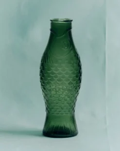 Waterkan Serax Fish & Fish glassware by Paola Navone Dark Green 850 ml