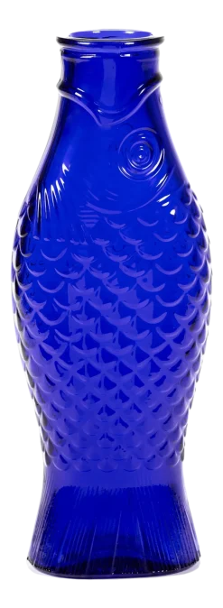 Serax Waterkan Fish & Fish glassware by Paola Navone Dark Blue 850 ml Sale