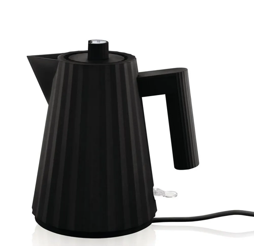 Alessi Waterkoker Plisse Black 1 L New
