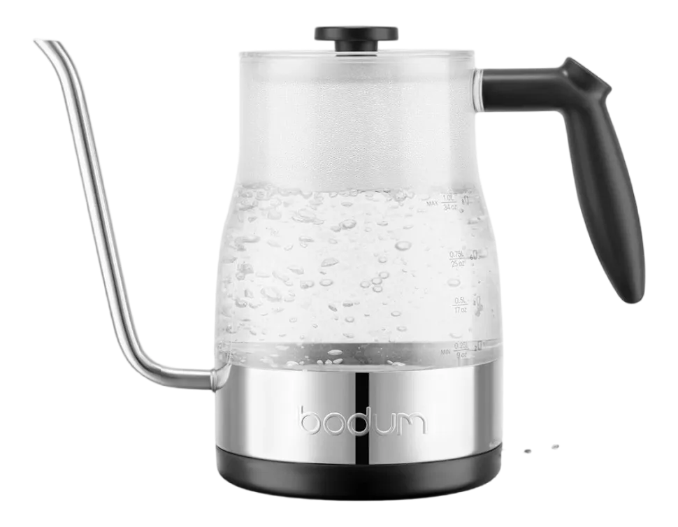 Waterkoker Bodum Chambord Elektrisch Met Zwanenhals Transparant 1 L