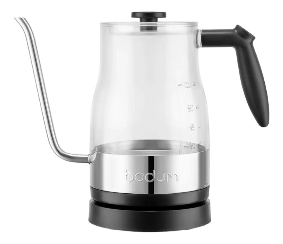 Waterkoker Bodum Chambord Elektrisch Met Zwanenhals Transparant 1 L