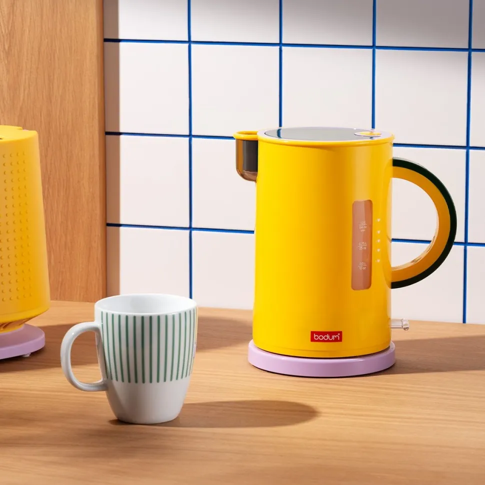 Waterkoker Bodum Ettoreo MoMA Special Edition Geel 1 L