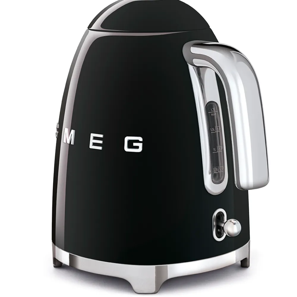 Smeg Waterkoker KLF03BLEU 50 Style Zwart Hot