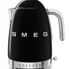 Smeg Waterkoker KLF04BLEU Variabel 50 Style Zwart New