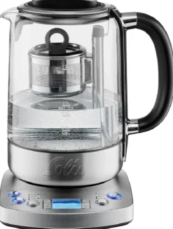 Solis Waterkoker Tea Kettle Automatic 5518 Zilver Sale