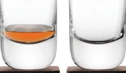 L.S.A. Whiskyglas Whisky Tumbler Glas met Onderzetter 270 ml (2-Delig) Clearance