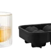Whiskyset Bodum Douro Bar Met IJsbalvorm en Whiskeyglazen Zwart 300 ml (3-Delig)