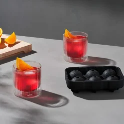 Whiskyset Bodum Douro Bar Met IJsbalvorm en Whiskeyglazen Zwart 300 ml (3-Delig)