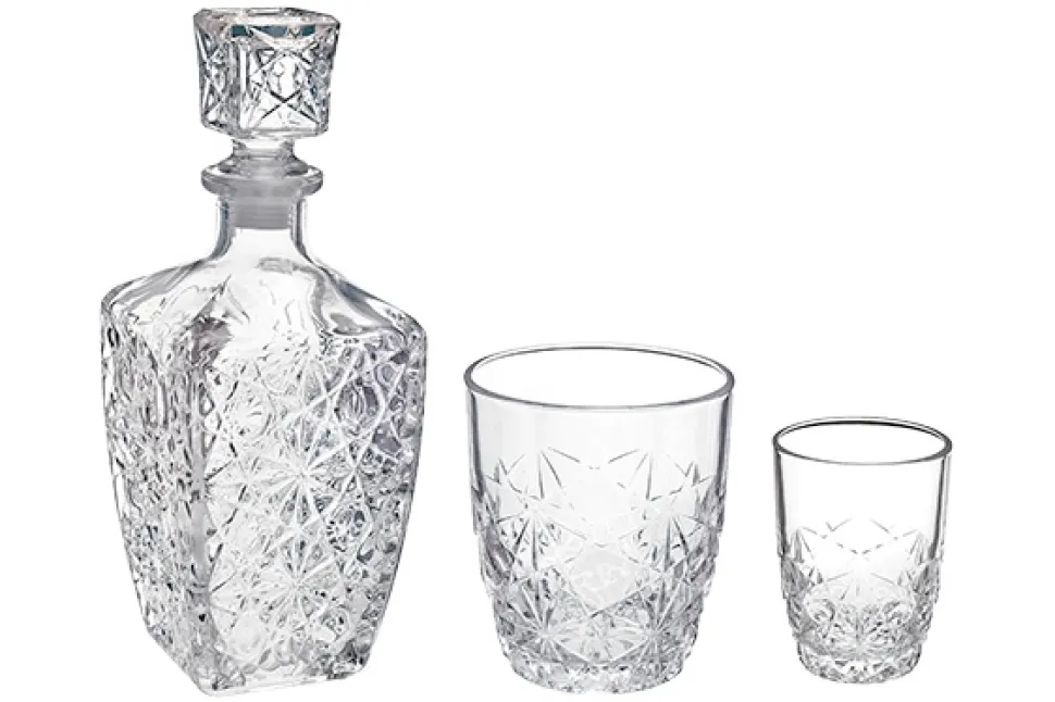 Whiskyset Bormioli Rocco Dedalo (7-delig)