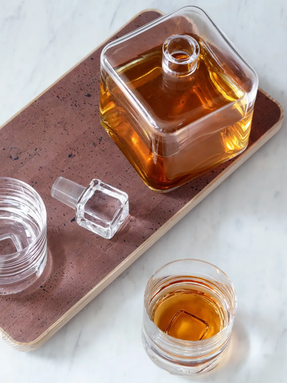 Whiskyset L.S.A. Cask met Dienblad 1240 ml (3-delig)