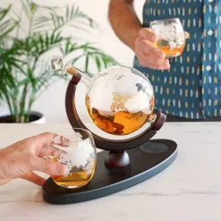 Viski Whiskyset Globe (3-Delig)
