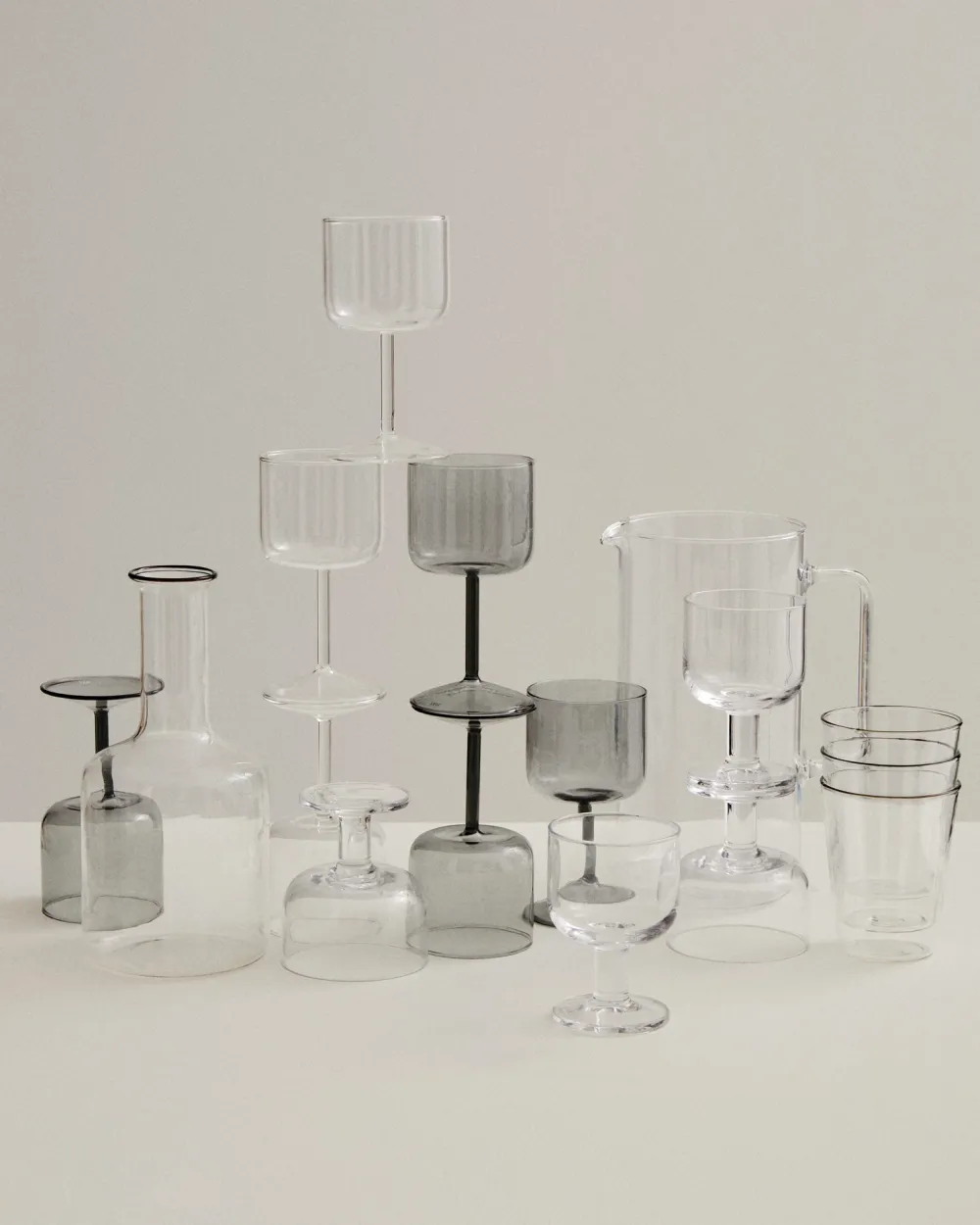 HAY Wijnglas Tint Grey 250 ml (Set van 2) Hot